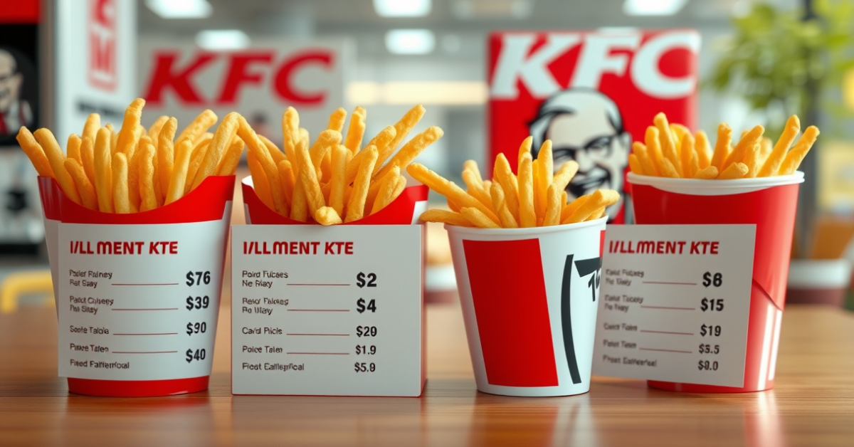 KFC Value Menu With Prices For 2026