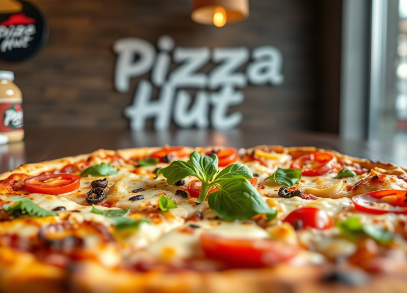 Are there vegetarian options on the Pizza Hut pizza menu?