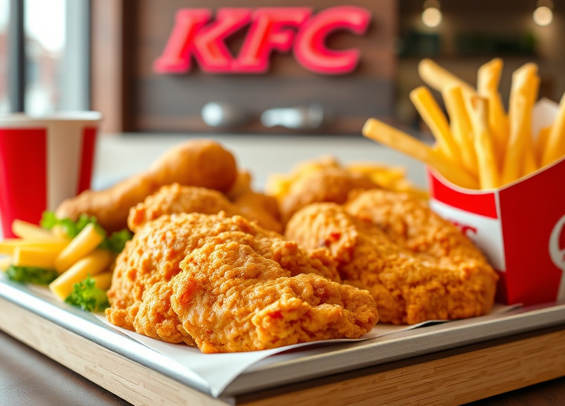 Does KFC offer any healthy chicken menu choices?